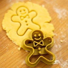 cutter - gingerbread man cookie cutter cutter cookies baking bakery sweet christmas gingerbread man 3d print model - Mito3D