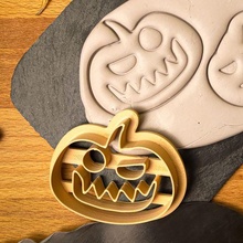 taglierina Halloween zucca biscotto biscotti cottura forno dolce 3d print model - Mito3D