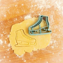 cutter - ice skate cookie cookies baking bakery sweet christmas 3d print model - Mito3D