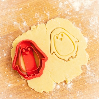 cutter - penguin cookie cookies baking bakery sweet 3d print model - Mito3D