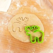 cutter - reindeer cookie cookies baking bakery sweet christmas 3d print model - Mito3D