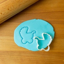 coupeur poussette biscuit biscuits cuisson boulangerie doux bébé 3d print model - Mito3D