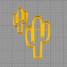 cortador Galleta cactus cacto 3d print model - Mito3D