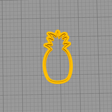cutter cookie - pineapple abacaxi fruit 3d print model - Mito3D