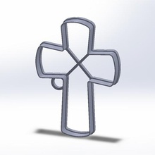cutter cookie cattolica croce vari di taglio 3d print model - Mito3D