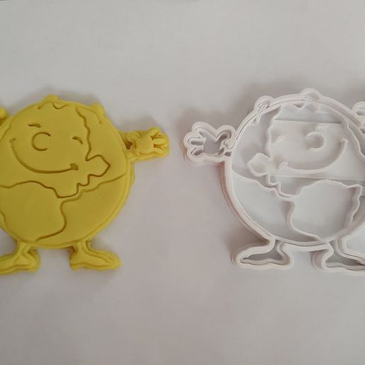 coupeur biscuit heureux environnement marqueur 3D print model - Mito3D