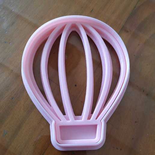 cutter cookie hot air balloon seal gadget cutting y hallmark aerostatic 3D print model - Mito3D