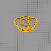 cutter cookie monkey cake candy 3d print model - Mito3D