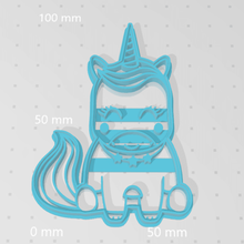 cutter cookie unicorn art cut sharp 3d print model - Mito3D