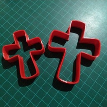 cortador cruz v2 cruzar molde galletas 3d print model - Mito3D