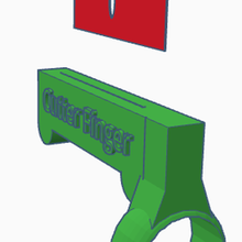 Cutter Finger Ring Werkzeug 3d print model - Mito3D