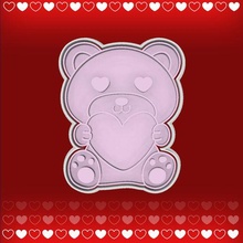 cutter marker bear love - valentine's day 3d print model - Mito3D