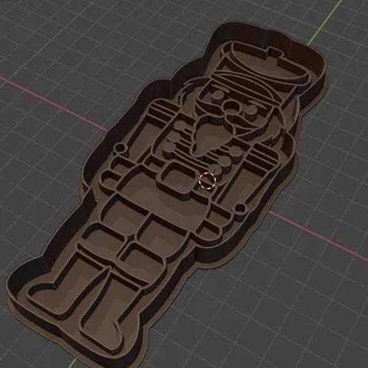 cutter nutcracker marker cookie bookmark christmas merry tree 3D print model - Mito3D