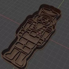 cutter nutcracker marker cookie bookmark christmas merry tree 3d print model - Mito3D