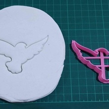 cutter pigeon model 1 cookie dove cutting 3d print model - Mito3D