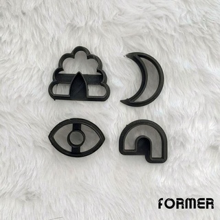 Cutter Polymer Lehm Ohrring Juwelen arte Cortador Biscito Brinquedo 3d print model - Mito3D