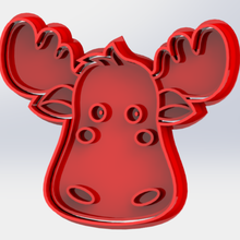 cutter reindeer marker cookie fondant marzipan merry christmas saintly 3d print model - Mito3D