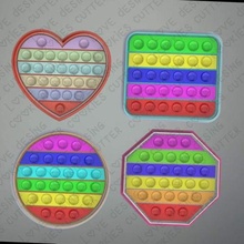 cutter set pop marker cookie fondant marzipan ceramics circle heart square 3d print model - Mito3D
