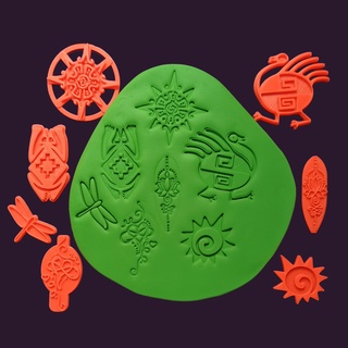 kesiciler pul yerliler kurbağa Güneş yusufçuk kalp disk lotus çiçek Rhea 3d print model - Mito3D