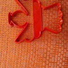 cutting angel cookie cutter 3d print model - Mito3D