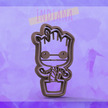 cutting baby groot art cookie cutter cutters masses do-it-yourself3d porcelain ceramics clay fondant ballina marker seal cookies guardiansoftheagalaxy 3d print model - Mito3D
