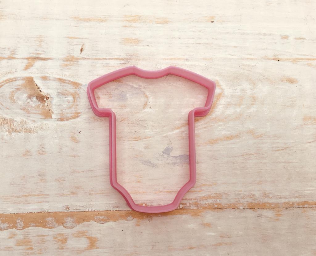 cutting body cookie cutter baby clothing deco cookies shower 3D print model - Mito3D