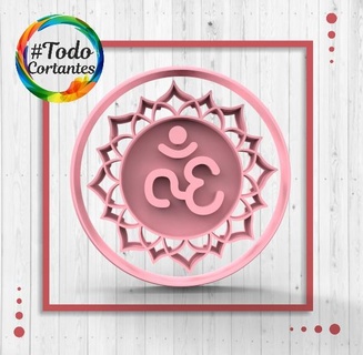 Coupe chakra yoga Hamsa vie Fatima Ganesha main om Bouddha lotus coupeur biscuits carotte marqueur joint embosseur timbre 3d print model - Mito3D