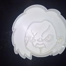 cutting chuky cookie cutter 3d print model - Mito3D