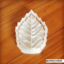cutting cookie seal leaf gadget sharp y stamp sheet tree forest autumn 3d print model - Mito3D