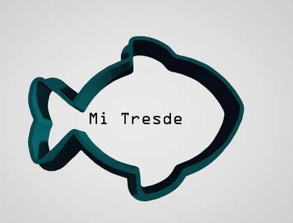 corte pez cortador 3d print model - Mito3D