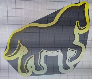 Schneiden Pferd Schnitt Kekse Plätzchen Cutter 3d print model - Mito3D