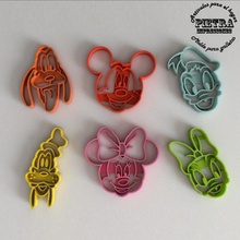 cutting mould fondant biscuits micky mouse disney home cookies cutters 3d print model - Mito3D