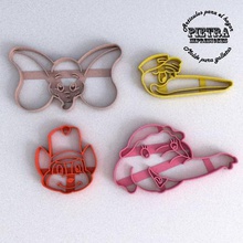 cutting mould fondant dumbo disney biscuits home cookies cutters luifer jannie pluto goofy timothy 3d print model - Mito3D