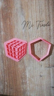 cutting rubik's cube marker porcelain clay polymers polymerica polymeric rubik cutter stamp 3d print model - Mito3D