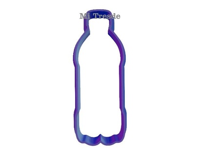 Schneiden Wasser Flasche 3d print model - Mito3D