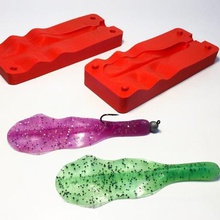 choco reaper isca de pesca do molde vários macio injeção plástica 3d print model - Mito3D