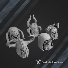 cw helmets knights dark set x5 3d print model - Mito3D