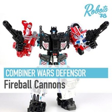 cw uw defensor fireball cannons game combiner wars weapon upgrade kit unite warriors transformers rifle protectobots perfect effect laser hot spot gun fire cannon blaster blast autobot 3d print model - Mito3D