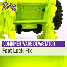 cw uw devastator foot lock game combiner wars unite warriors upgrade transformers scrapper fix constructicons 3d print model - Mito3D
