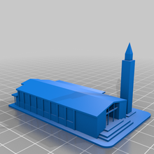 cxtxdrxl axo architecture catedral miniature San Juan bâtiments structures 3d print model - Mito3D