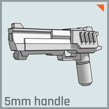 cyber-eagle Transformatoren Waffe 5mm post Spiel gun 3d print model - Mito3D