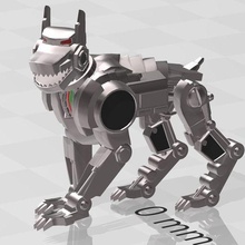 cyber chiens 40k inquisition mastiff 3d print model - Mito3D