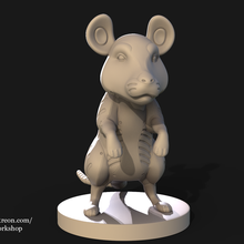 cibernético ratón juego criatura dnd fantasía 3d print model - Mito3D