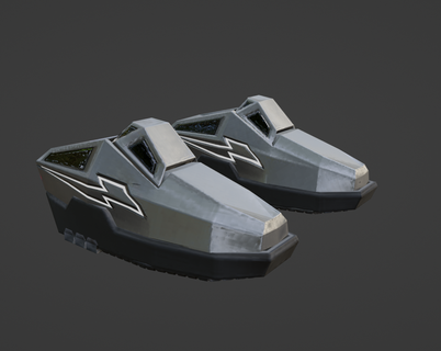 cyber sneakers rtfkt tesla elon musk low poly 3d print model - Mito3D