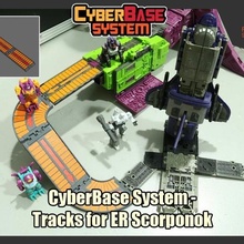cyberbase - tracks transformers earthrise scorponok game 3d print model - Mito3D