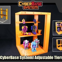 cyberbase adjustable tiers 3d print model - Mito3D