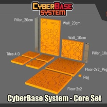 cyberbase display system transformers - core set game transformer 3d print model - Mito3D
