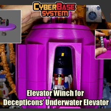 ciberbase elevador guincho transformadores decepticons 39 embaixo agua 3d print model - Mito3D