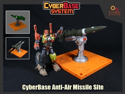 cyberbase system anti-air missile site 3d print model - Mito3D