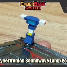 cyberbase sistema cybertronian soundwave lampione vari trasformatori 3d print model - Mito3D